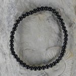 Obsidian Kugelarmband 4 mm / 18 cm