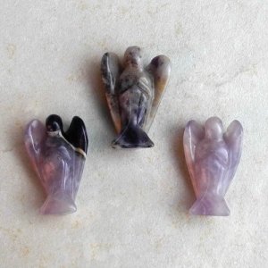 Amethyst Engel 35 mm, stehend