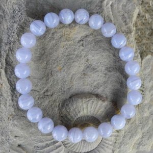 Chalcedon Kugelarmband 8 mm / 18 cm