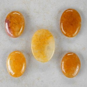 Goldquarz Worry Stone