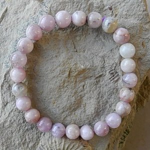 Kunzit Kugelarmband 7-8 mm / 19 cm