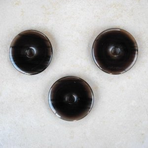 Lamellenobsidian Donut 50 mm