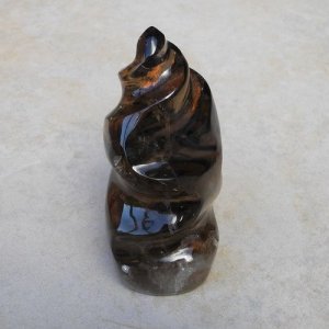 Rauchquarz Flamme, 132 mm