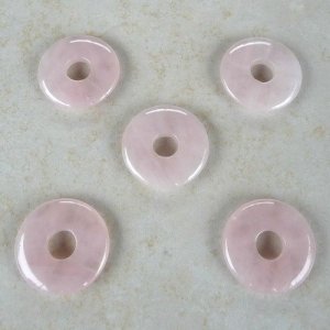 Rosenquarz Donut 30mm
