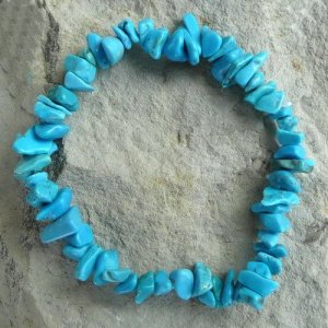 Türkis(rec.) Splitterarmband