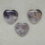 Amethyst Herz - Handschmeichler 40mm