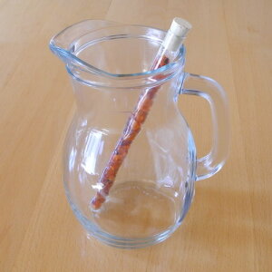 Glaskaraffe / Glaskrug 1 Liter