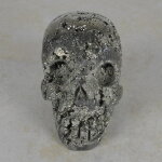 Pyrit Schädel, ca. 13 x 8 x 9 cm