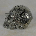 Pyrit Schädel, ca. 13 x 8 x 9 cm