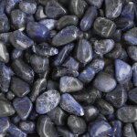 Sodalith Trommelstein Größe 2 - 3 cm, 1...