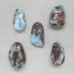 Larimar Anhänger Trommelstein