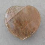 Mondstein Herz, ca. 86 x 83 x 37 mm - Einzelstück