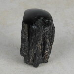 Schwarzer Turmalin / Schörl Anschliff, ca. 4,5 x 4 x 7 cm