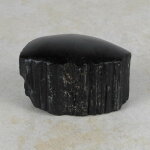 Schwarzer Turmalin / Schörl Anschliff, ca. 7,5 x 5 x...