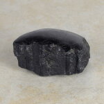 Schwarzer Turmalin / Schörl Anschliff, ca. 8 x 5,5 x 4 cm