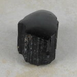 Schwarzer Turmalin / Schörl Anschliff, ca. 10 x 6 x 4,5 cm