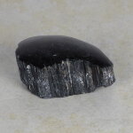 Schwarzer Turmalin / Schörl Anschliff, ca. 9,5 x 5,5...