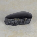 Schwarzer Turmalin / Schörl Anschliff, ca. 9,5 x 5,5 x 3,5 cm