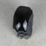 Schwarzer Turmalin / Schörl Anschliff, ca. 10 x 5 x 4 cm