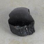 Schwarzer Turmalin / Schörl Anschliff, ca. 9,5 x 5,5 x 3,5 cm