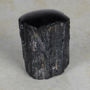 Schwarzer Turmalin / Schörl Anschliff, ca. 5 x 3,5 x 8 cm