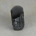 Schwarzer Turmalin / Schörl Anschliff, ca. 7 x 3,5 x 5,5 cm