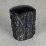 Schwarzer Turmalin / Schörl Anschliff, ca. 5 x 3,5 x 8 cm