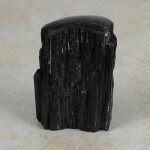 Schwarzer Turmalin / Schörl Anschliff, ca. 6 x 3 x 8,5 cm