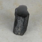 Schwarzer Turmalin / Schörl Anschliff, ca. 7 x 3,5 x 5,5 cm