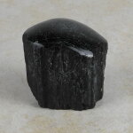Schwarzer Turmalin / Schörl Anschliff, ca. 5,5 x 4,5...