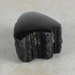 Schwarzer Turmalin / Schörl Anschliff, ca. 7,5 x 4,5...