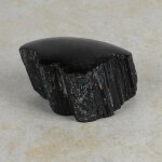Schwarzer Turmalin / Schörl Anschliff, ca. 7,5 x 4,5 x 5 cm