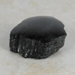 Schwarzer Turmalin / Schörl Anschliff, ca. 8 x 7 x...