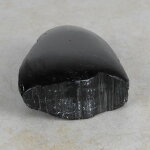 Schwarzer Turmalin / Schörl Anschliff, ca. 8,5 x 6,5 x 3 cm