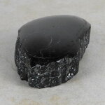Schwarzer Turmalin / Schörl Anschliff, ca. 8,5 x 6,5 x 3 cm