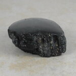 Schwarzer Turmalin / Schörl Anschliff, ca. 9 x 7,5 x 3 cm