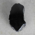 Schwarzer Turmalin / Schörl Anschliff, ca. 8 x 4,5 x 4 cm