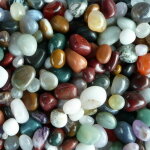 Trommelstein Mix (Indien) Steingröße 1 - 2 cm 1000 g