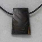 Boulder-Opal Anhänger gebohrt 27 x 19 x 9 mm -...