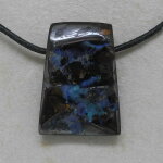 Boulder-Opal Anhänger gebohrt 27 x 19 x 9 mm - Einzelstück