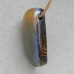 Boulder-Opal Anhänger gebohrt 45 x 30 x 13 mm - Einzelstück