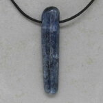 Disthen(Cyanit) Anhänger gebohrt 59 x 12 x 8 mm -...