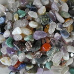 Trommelstein Mix natur (Brasilien) Steingröße 1,5 - 2,5 cm, 250 g