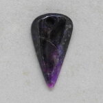 Sugilith Anhänger frontgebohrt, 31 x 17 x 6 mm,...