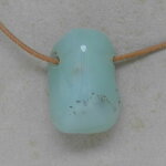 Chrysopras Anhänger gebohrt - Einzelstück