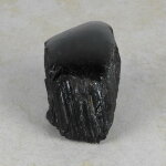 Schwarzer Turmalin / Schörl Anschliff, ca. 7,5 x 4,5 x 5 cm