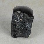 Schwarzer Turmalin / Schörl Anschliff, ca. 5 x 4 x 6 cm
