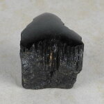 Schwarzer Turmalin / Schörl Anschliff, ca. 6 x 6,5 x 6,5 cm