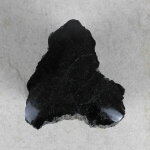 Schwarzer Turmalin / Schörl Anschliff, ca. 6 x 6,5 x 6,5 cm