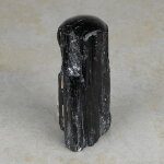 Schwarzer Turmalin / Schörl Anschliff, ca. 4,5 x 4 x 10 cm